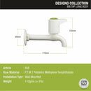 Designo Bib Tap Long Body PTMT Faucet - LIPKA - Lipka Home