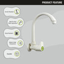 Designo Sink Tap with Swivel Spout PTMT Faucet- LIPKA - Lipka Home