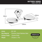 Butterfly Double Soap Dish - LIPKA
