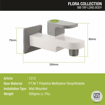 Flora Bib Tap Long Body PTMT Faucet - LIPKA - Lipka Home