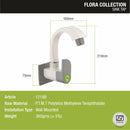 Flora Sink Tap with Swivel Spout PTMT Faucet- LIPKA - Lipka Home