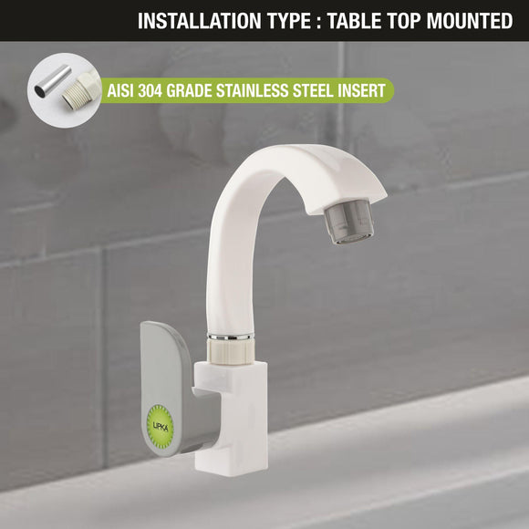 Flora PTMT Swan Neck Faucet - LIPKA - Lipka Home