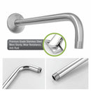Full Bend Round Shower Arm (18 Inches) - LIPKA - Lipka Home