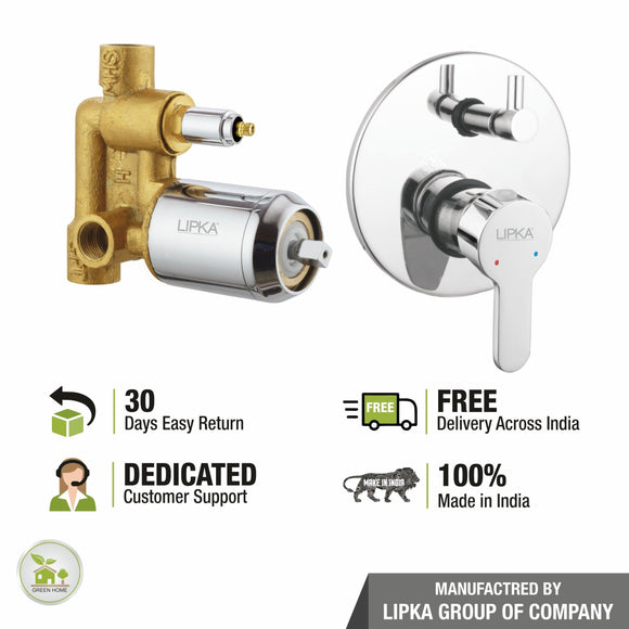 Fusion 2-inlet Single Lever Diverter High-Flow (Complete Set) - LIPKA - Lipka Home