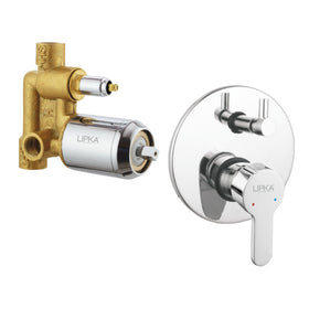 Fusion 2-inlet Single Lever Diverter High-Flow (Complete Set) - LIPKA - Lipka Home