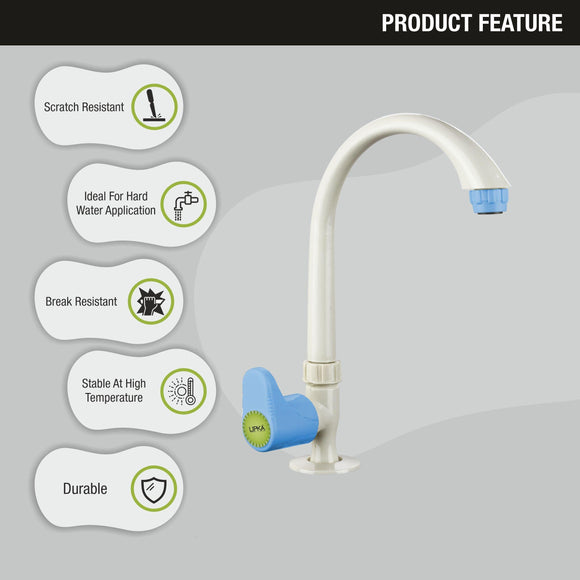 Glory Sink Tap with Swivel Spout PTMT Faucet- LIPKA - Lipka Home