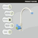 Glory Sink Tap with Swivel Spout PTMT Faucet features
