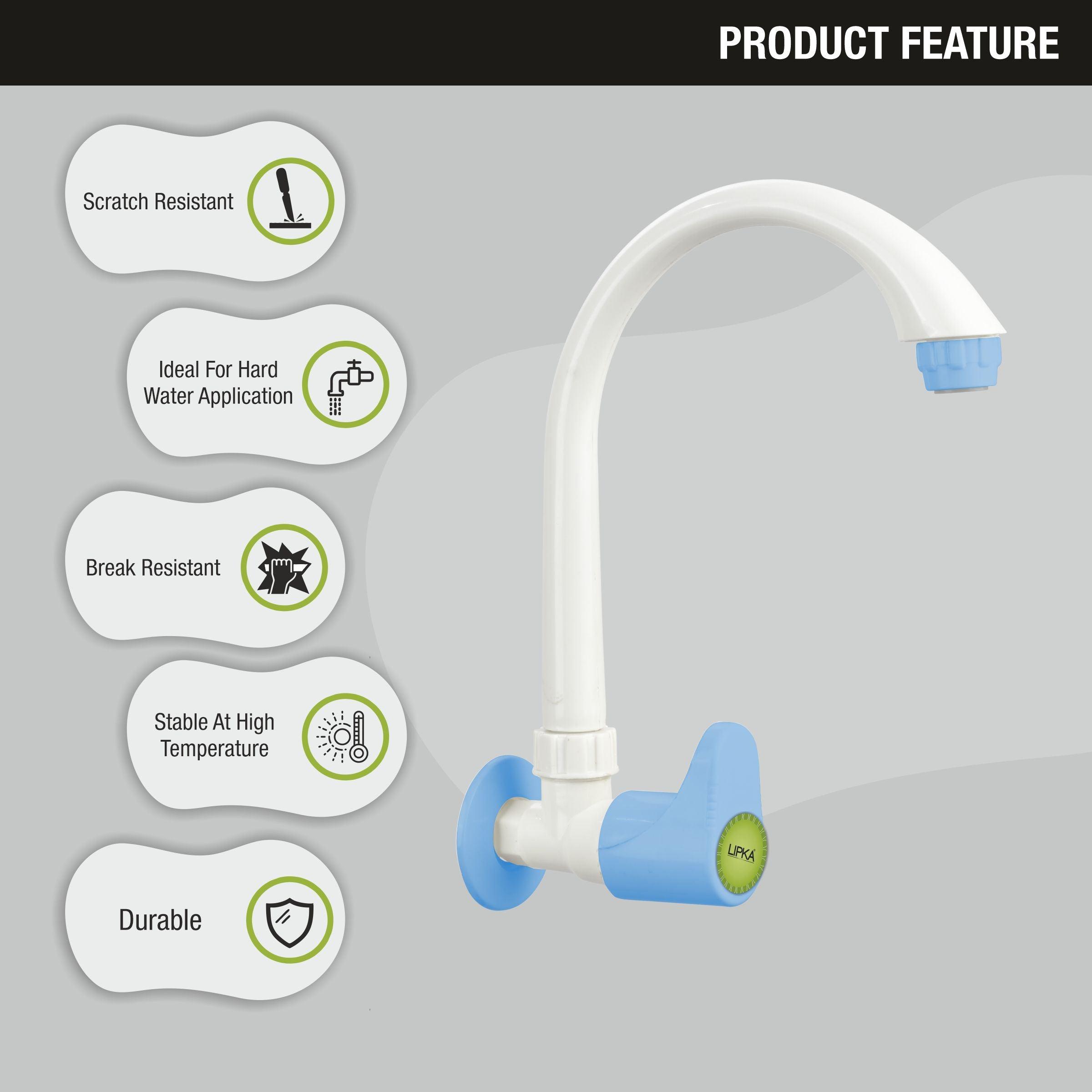 Glory PTMT Swan Neck Faucet features