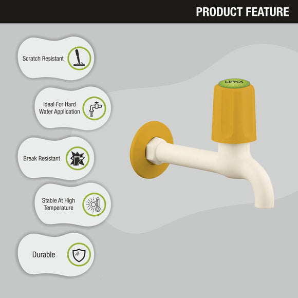 Grand Bib Tap Long Body PTMT Faucet - LIPKA - Lipka Home