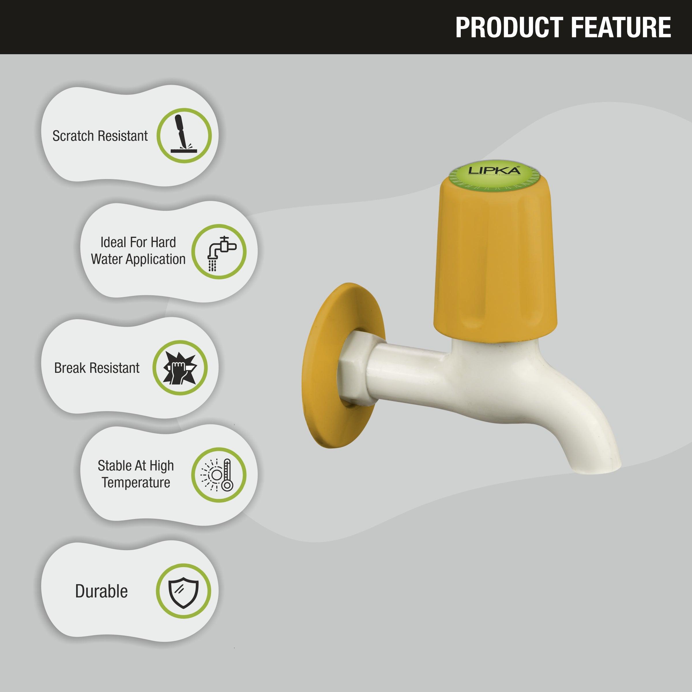 Grand Bib Tap PTMT Faucet features