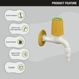 Grand Nozzle Bib Tap PTMT Faucet features