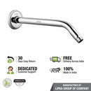 Half Bend Round Shower Arm (15 Inches) - LIPKA - Lipka Home