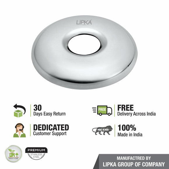 Italia Flange (Chrome Plated) Pack of 10 - LIPKA - Lipka Home