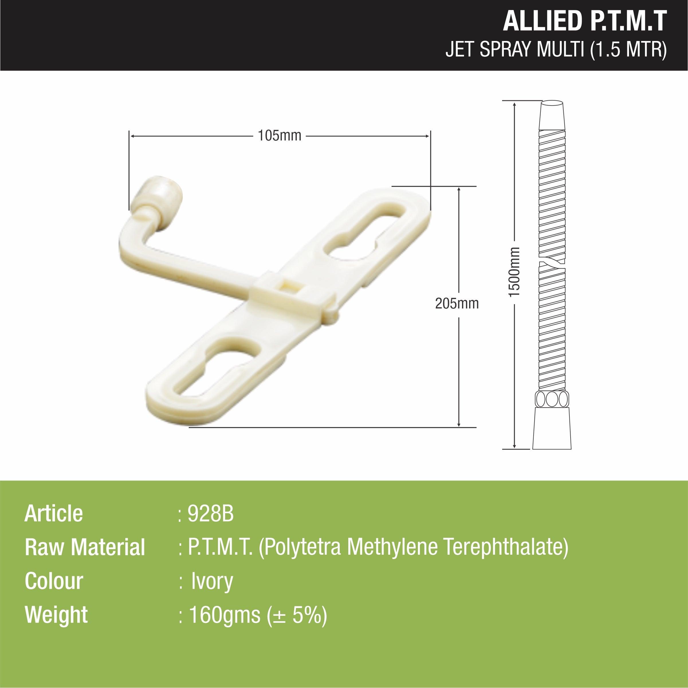 Jet Spray Multi PTMT Toilet Bidet (1.5 Meter Pipe) - LIPKA - Lipka Home