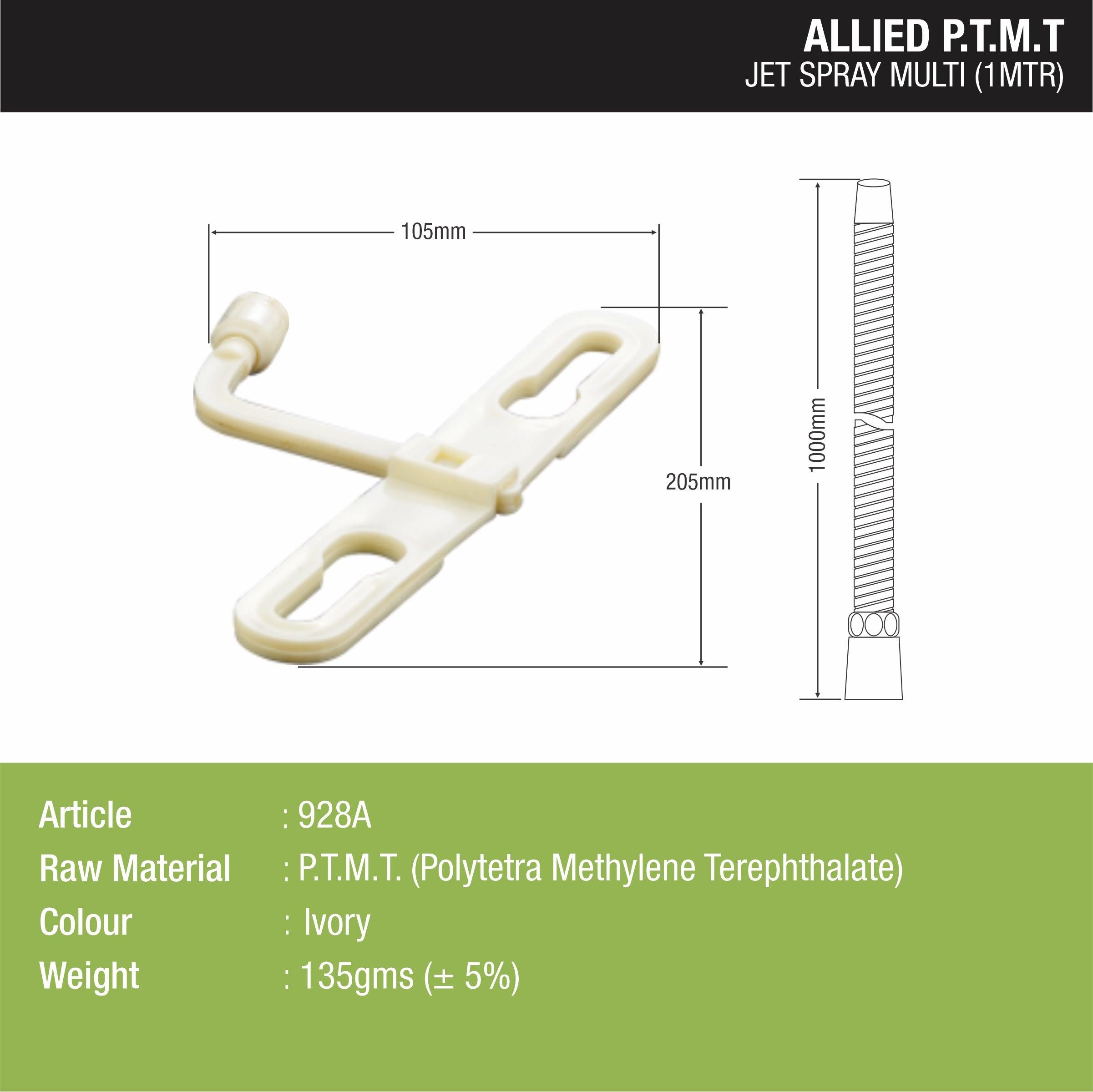 Jet Spray Multi PTMT Toilet Bidet (1 Meter Pipe) - LIPKA - Lipka Home