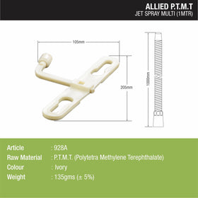 Jet Spray Multi PTMT Toilet Bidet (1 Meter Pipe) - LIPKA - Lipka Home
