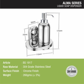 Alma Liquid Soap Dispenser (304-SS) - LIPKA - Lipka Home