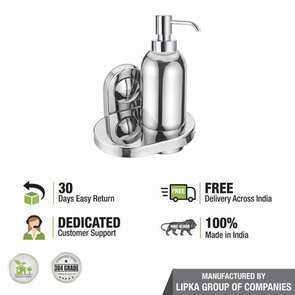 Alma Liquid Soap Dispenser (304-SS) - LIPKA - Lipka Home