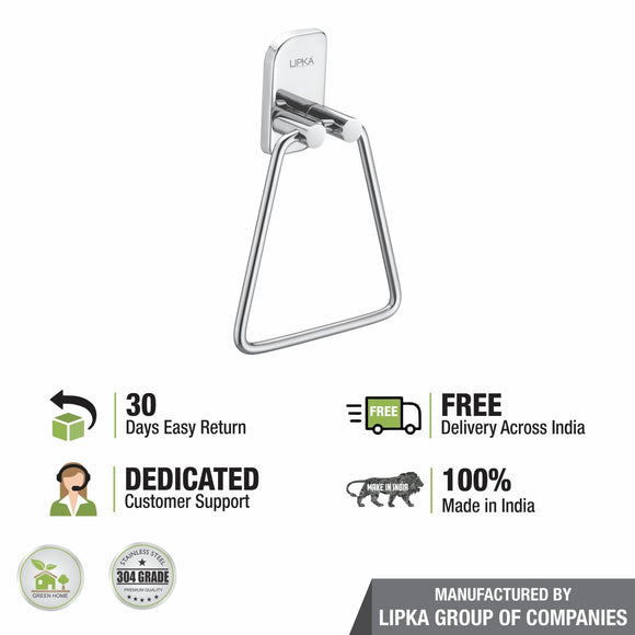 Rose Napkin Ring (304 SS) - LIPKA - Lipka Home