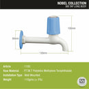 Nobel Bib Tap Long Body PTMT Faucet - LIPKA - Lipka Home