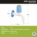 Nobel Nozzle Bib Tap PTMT Faucet - LIPKA - Lipka Home