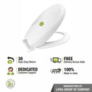 Oval Toilet Seat Cover PVC (White) |Commode not included| - LIPKA - Lipka Home