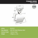 Pyramid 304-Grade Paper Holder - LIPKA - Lipka Home