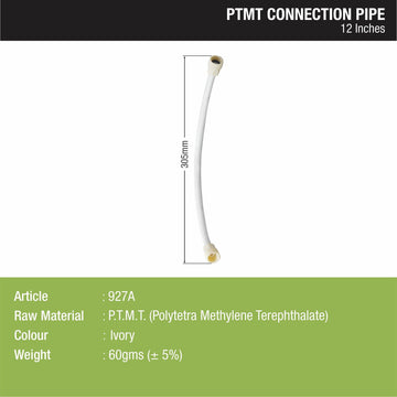 Connection Pipe PTMT (12 Inches) - LIPKA - Lipka Home