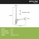 PVC Bottle Trap (12 Inches) - LIPKA - Lipka Home
