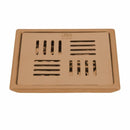 Pink Exclusive Square Floor Drain in Antique Copper PVD Coating (5 x 5 Inches) - LIPKA - Lipka Home