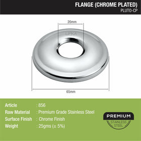 Pluto Flange (Chrome Plated) Pack of 10 - LIPKA - Lipka Home