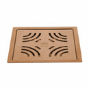 Purple Exclusive Square Flat Cut Floor Drain in Antique Copper PVD Coating (5 x 5 Inches) - LIPKA - Lipka Home