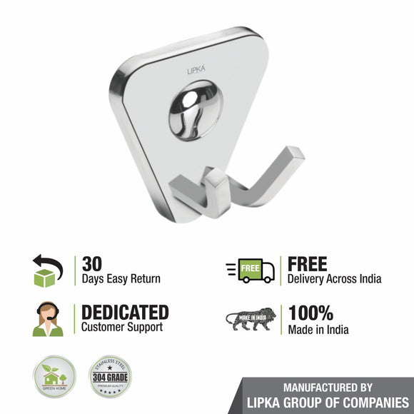 Pyramid 304-Grade Robe Hook - LIPKA - Lipka Home