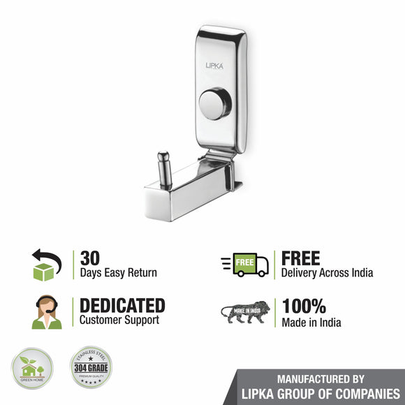 Navigate Robe Hook (304-SS) - LIPKA - Lipka Home