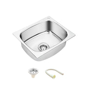 Round Single Bowl Kitchen Sink (18 x 16 x 8 Inches) video