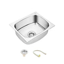 Round Single Bowl 304-Grade Kitchen Sink (24 x 18 x 9 Inches) - LIPKA - Lipka Home