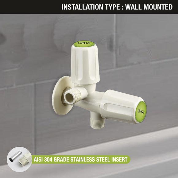 Royal Two Way Angle Valve PTMT Faucet (Double Handle) - LIPKA - Lipka Home