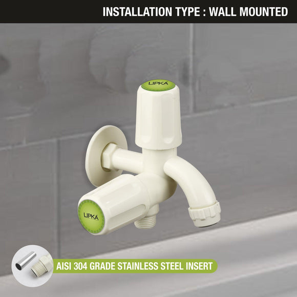 Royal Two Way Bib Tap PTMT Faucet (Double Handle) - LIPKA - Lipka Home