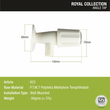 Royal Angle Valve PTMT Faucet - LIPKA - Lipka Home