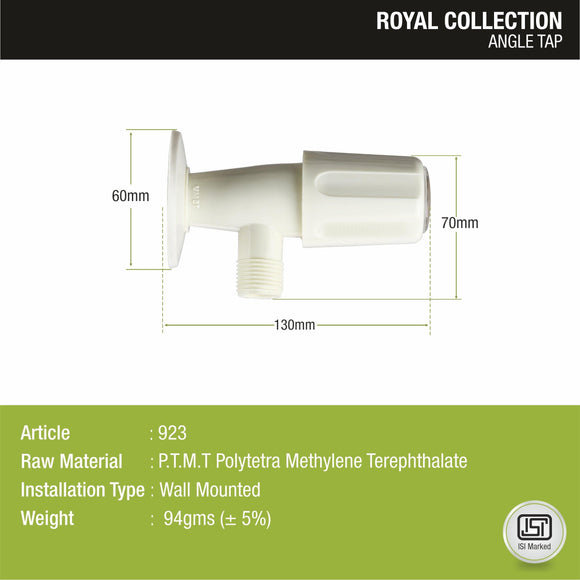 Royal Angle Valve PTMT Faucet - LIPKA - Lipka Home