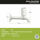 Royal Bib Tap Long Body PTMT Faucet - LIPKA - Lipka Home