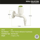 Royal Nozzle Bib Tap PTMT Faucet - LIPKA - Lipka Home