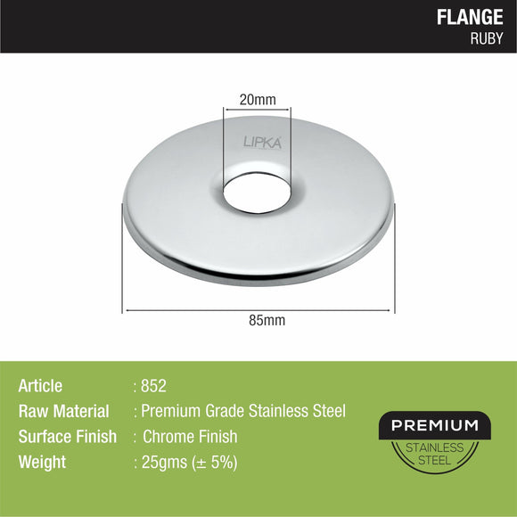 Ruby Flange Pack of 10 - LIPKA - Lipka Home
