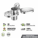 Alma Soap Dish with Tumbler Holder (304-SS) - LIPKA - Lipka Home