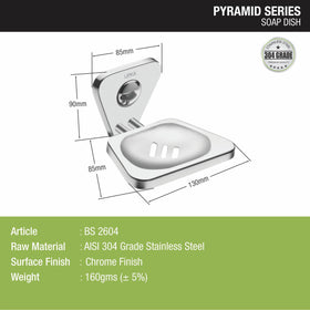 Pyramid 304-Grade Soap Dish - LIPKA - Lipka Home