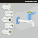 Sky Bib Tap Long Body PTMT Faucet features
