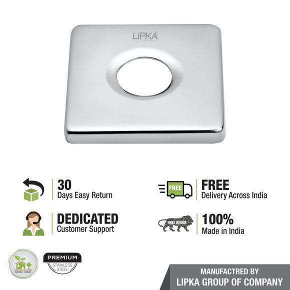 Square Flange (Chrome Plated) Pack of 10 - LIPKA - Lipka Home