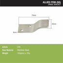 Urinal Bracket (Stainless Steel) - LIPKA - Lipka Home