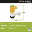 Sunflow Pillar Tap PTMT Faucet - LIPKA - Lipka Home