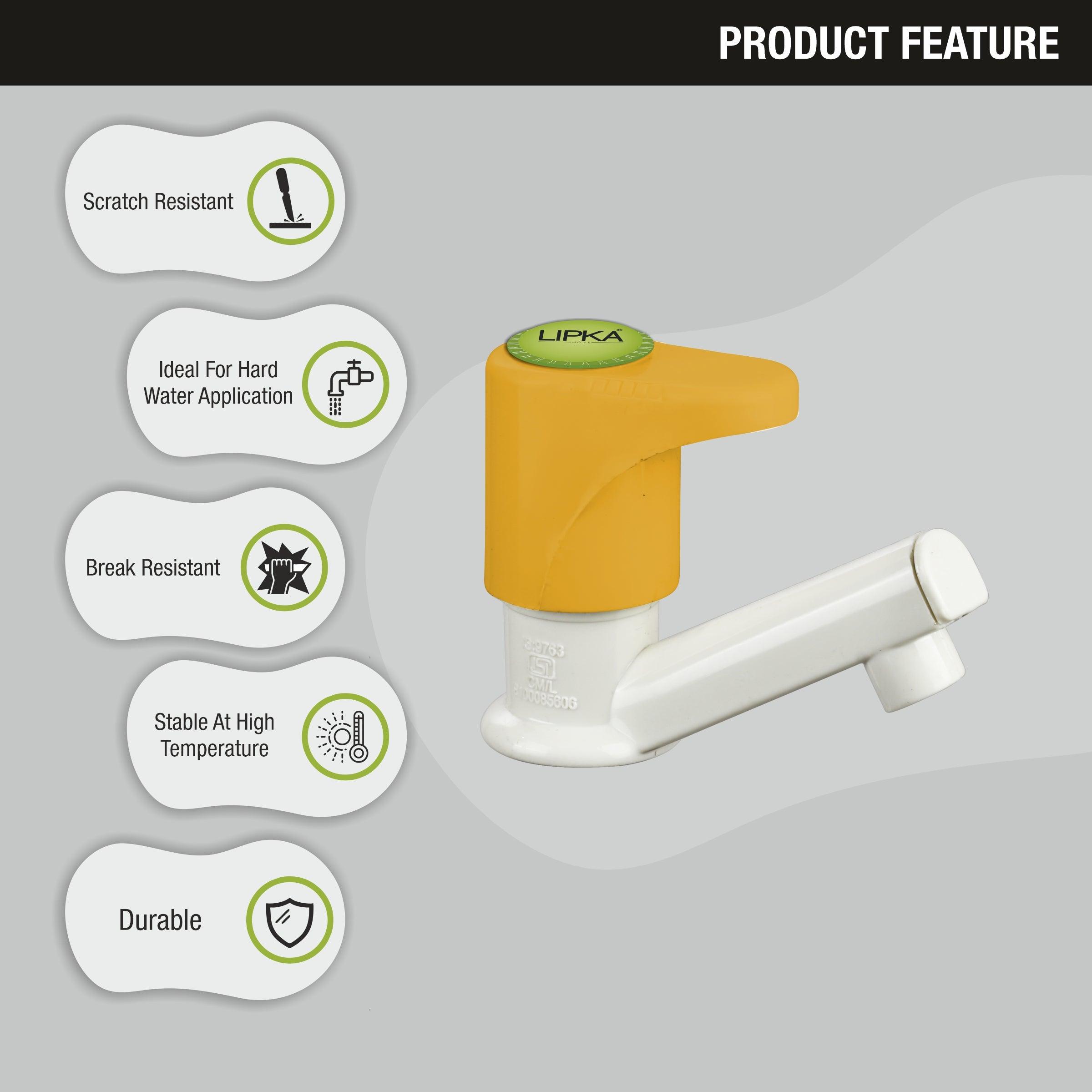 Sunflow Pillar Tap PTMT Faucet features